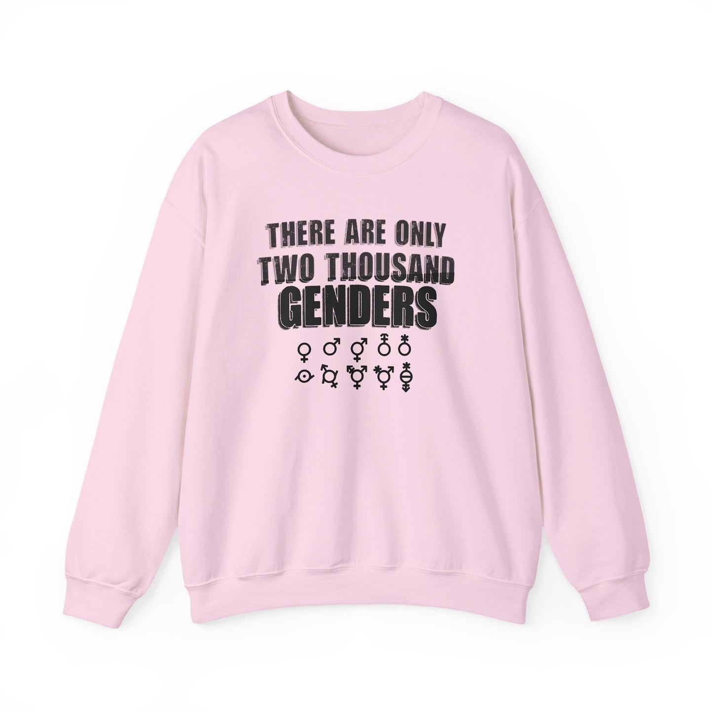 There Are Only Two Thousand Genders Unisex Heavy Blend Crewneck Sweatshirt