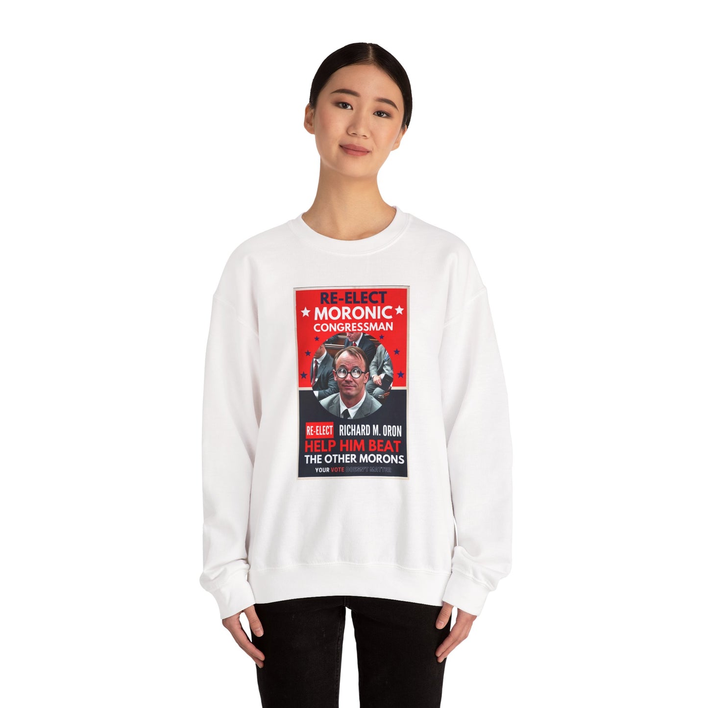 Re-Elect Moronic Congressman Unisex Heavy Blend™ Crewneck Sweatshirt