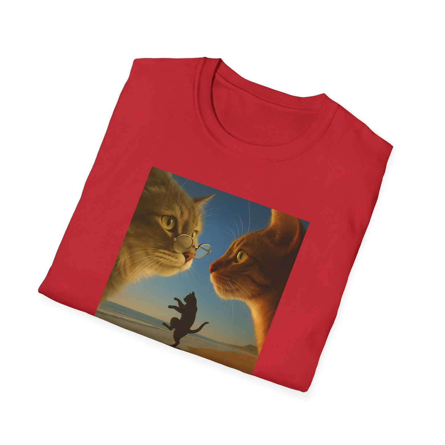 Karate Kat T-Shirt - Fun Unisex Softstyle T-Shirt