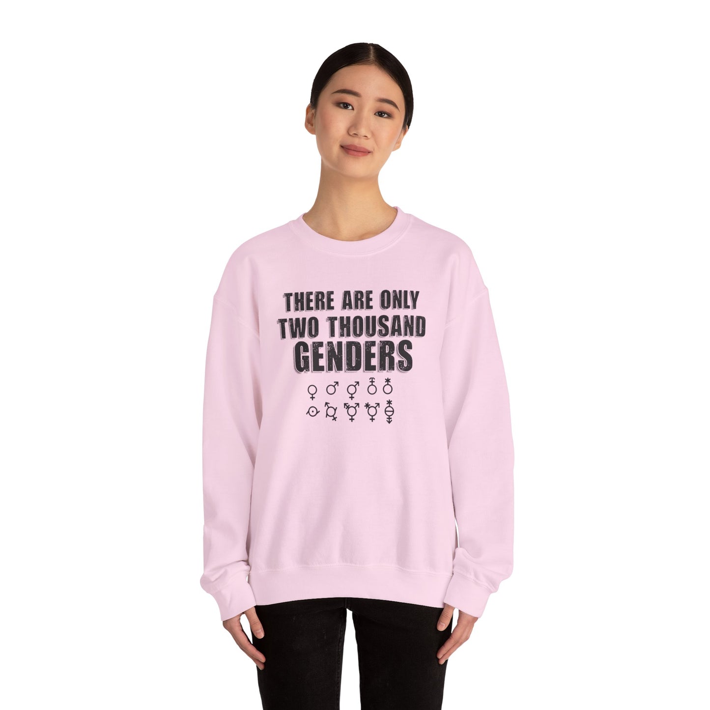 There Are Only Two Thousand Genders Unisex Heavy Blend Crewneck Sweatshirt