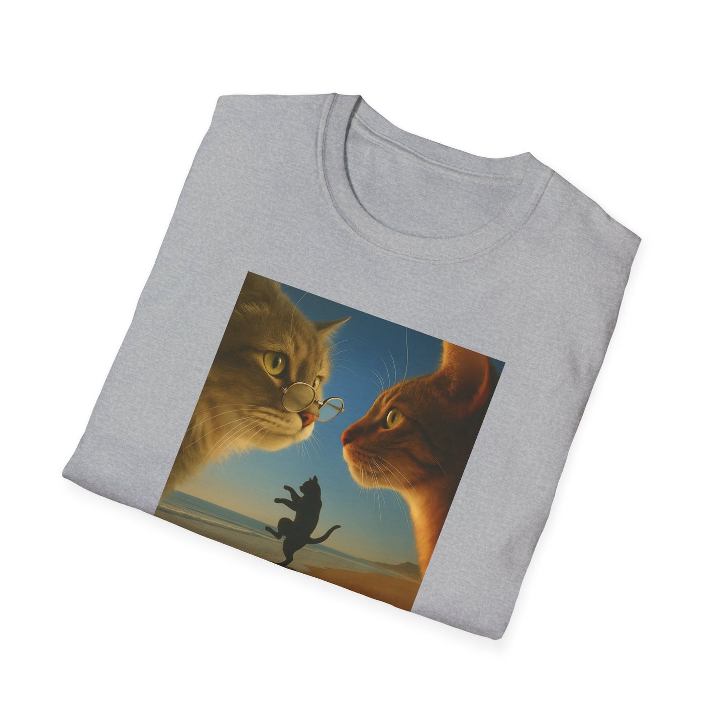 Karate Kat T-Shirt - Fun Unisex Softstyle T-Shirt