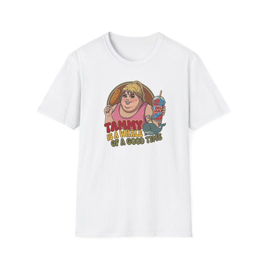 Tammy Is A Whale Of A Good Time Retro Cartoon Graphic Tee
