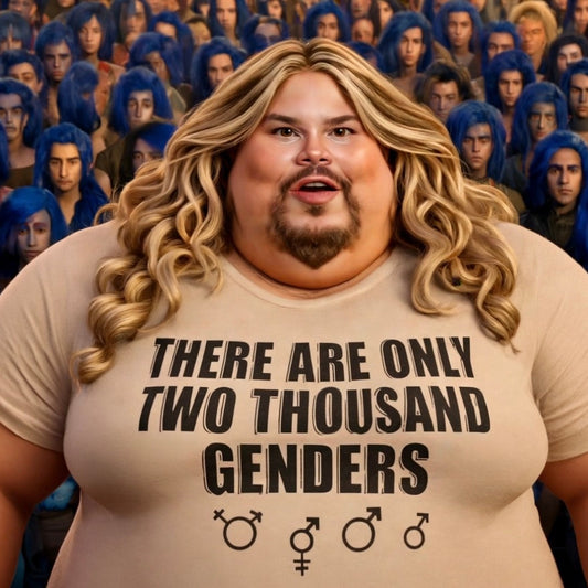 There Are Only Two Thousand Genders Unisex Heavy Cotton Tee
