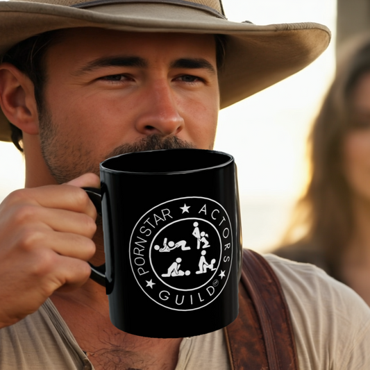Porn Star Actors Guild 11oz Black Mug