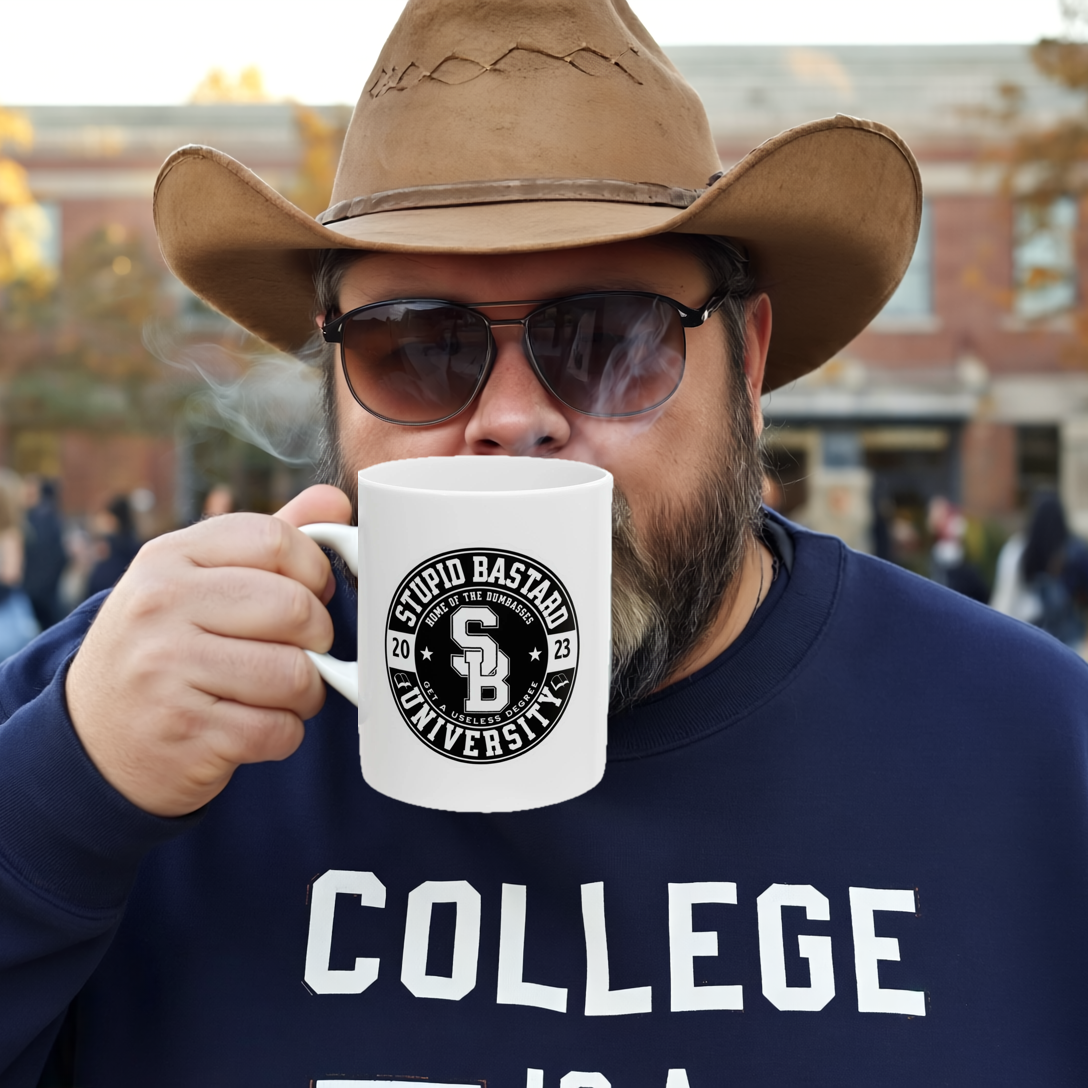 Stupid Bastard University Ceramic Mug - 11oz/15oz