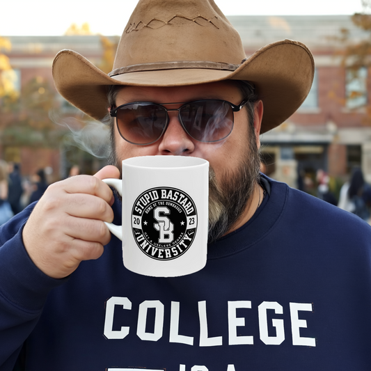 Stupid Bastard University Ceramic Mug - 11oz/15oz