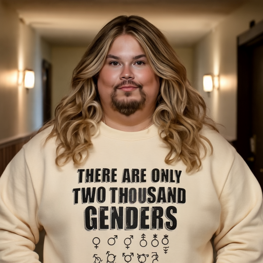 There Are Only Two Thousand Genders Unisex Heavy Blend Crewneck Sweatshirt