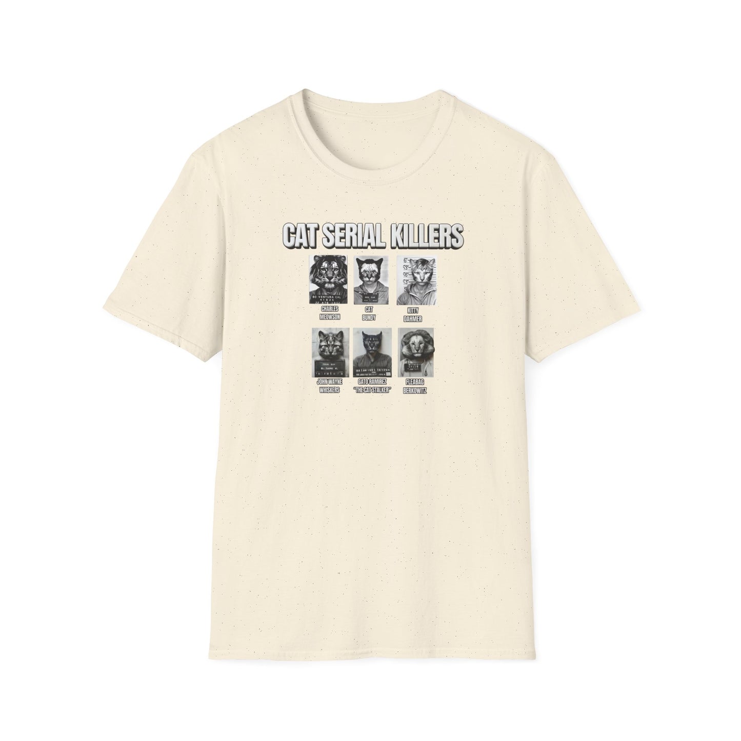Cat Serial Killers Unisex Softstyle T-Shirt