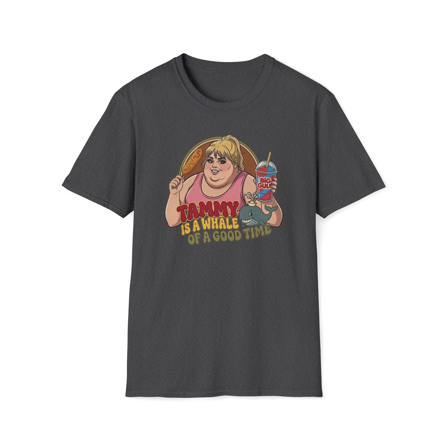 Tammy Is A Whale Of A Good Time Retro Cartoon Graphic Tee
