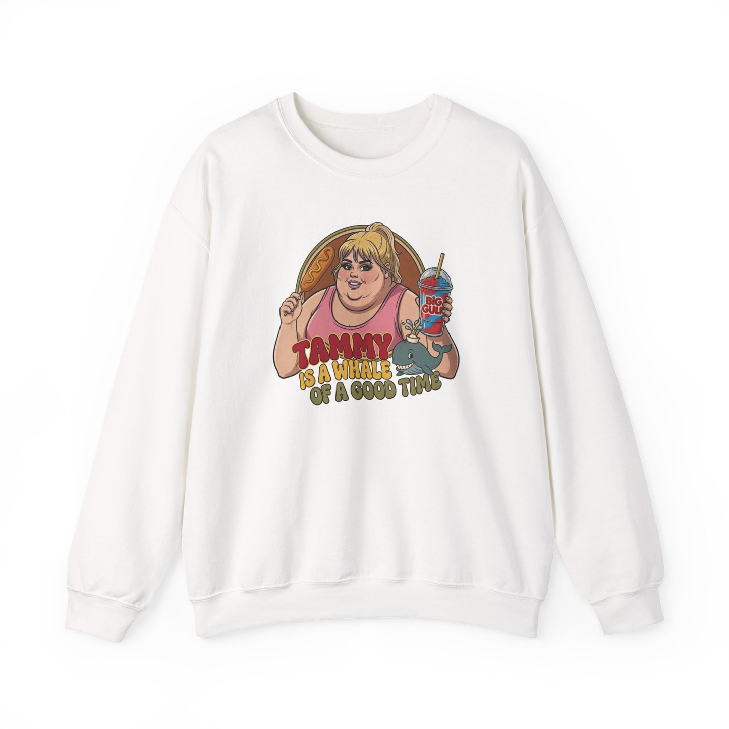 Tammy Is a Whale Of a Good Time Crewneck Sweatshirt