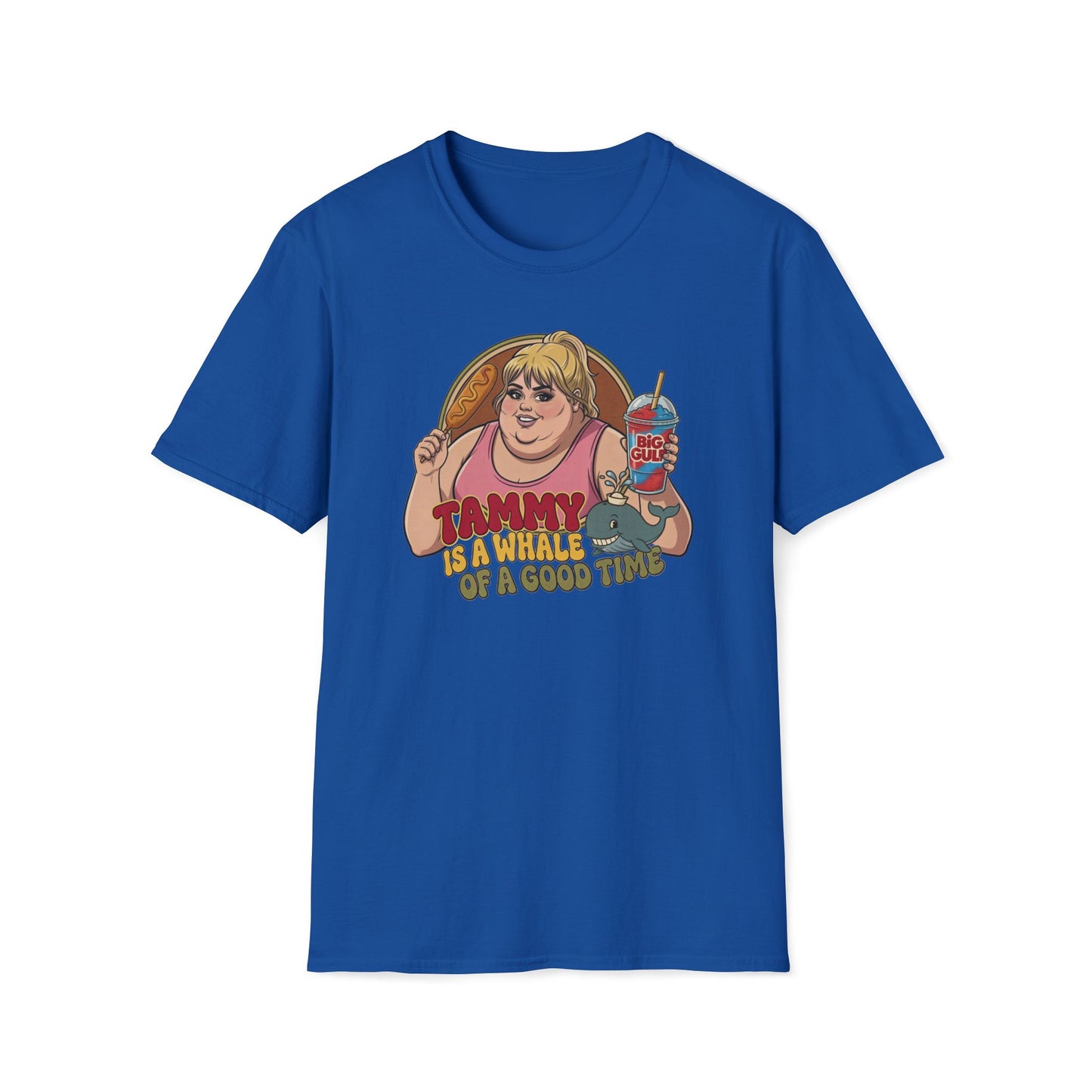 Tammy Is A Whale Of A Good Time Retro Cartoon Graphic Tee