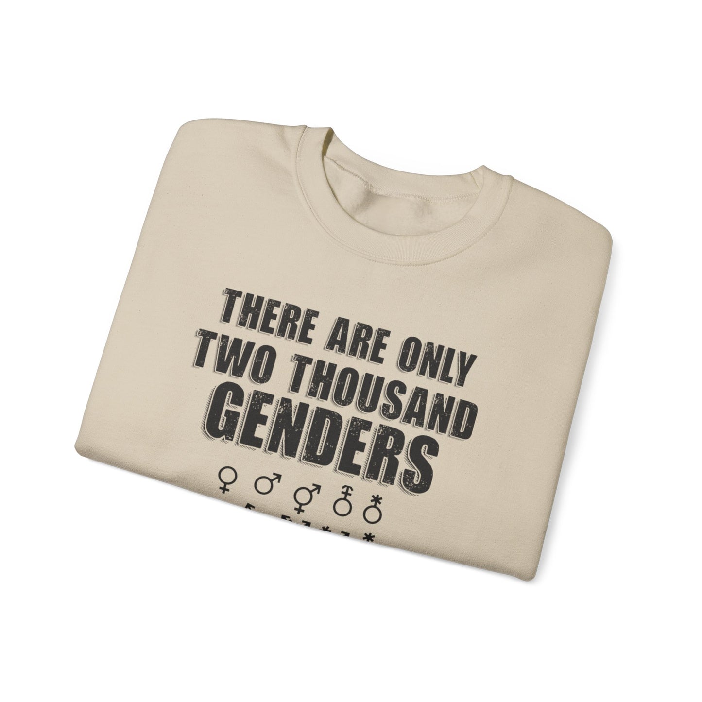 There Are Only Two Thousand Genders Unisex Heavy Blend Crewneck Sweatshirt