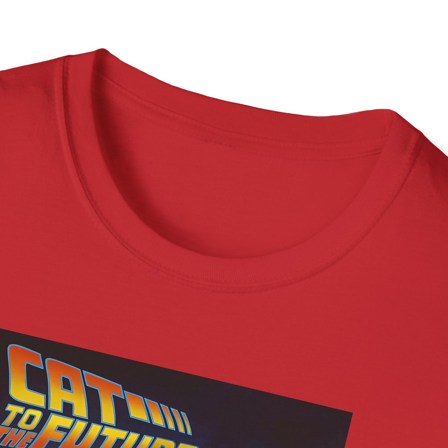 Cat To The Future Unisex Softstyle Tee