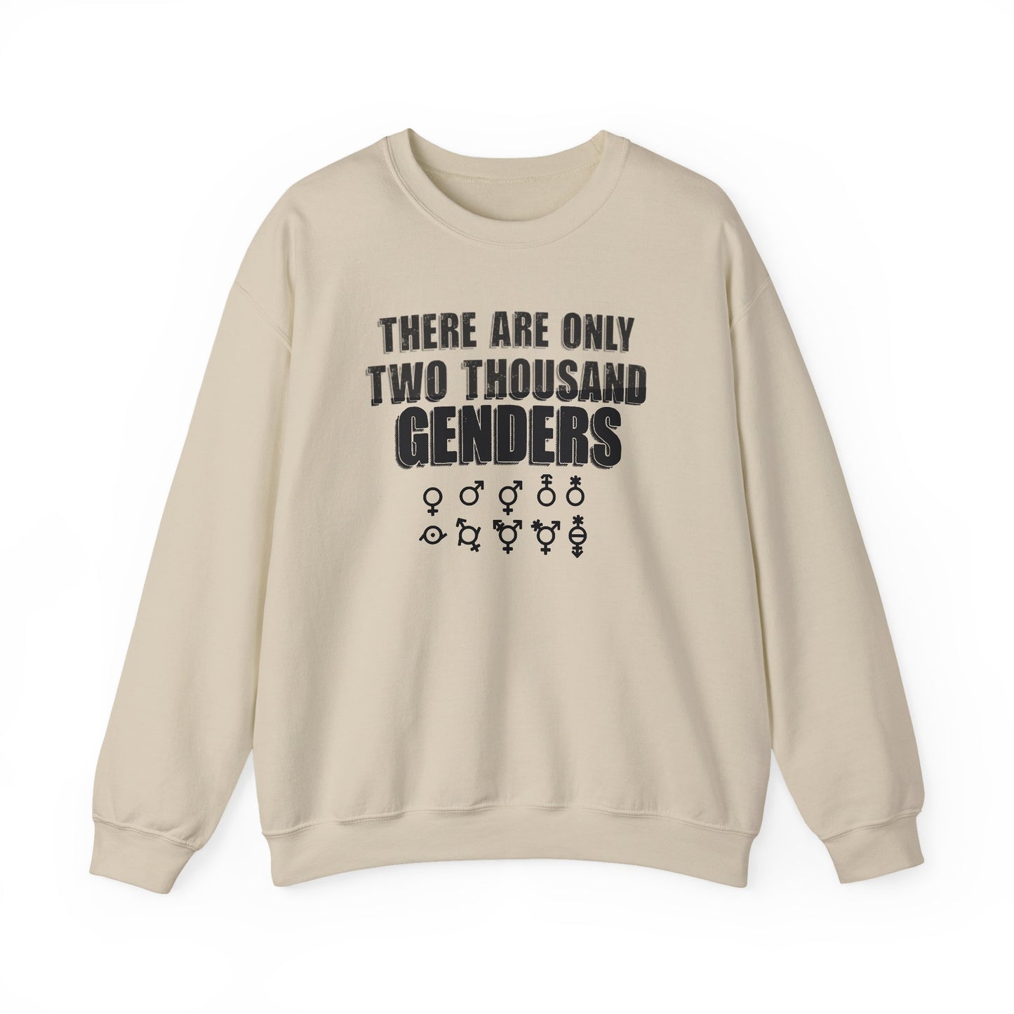 There Are Only Two Thousand Genders Unisex Heavy Blend Crewneck Sweatshirt