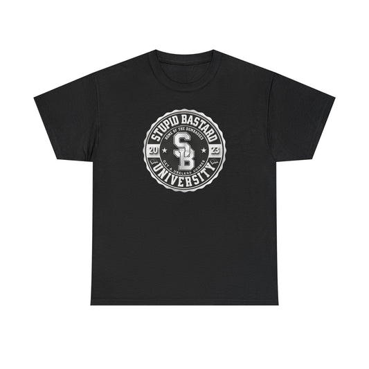 Stupid Bastard University Unisex Heavy Cotton Tee