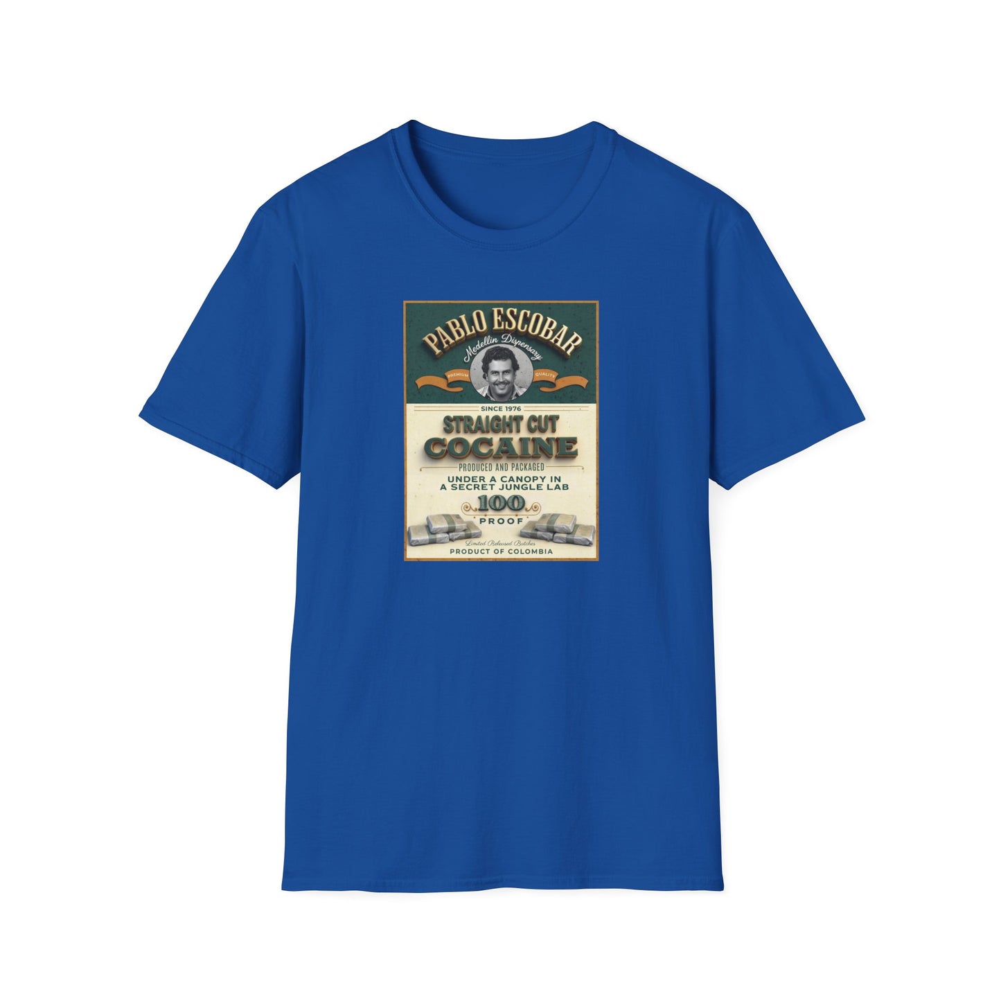 Don Pablo Escobar: Medellin Dispensary Unisex Softstyle T-Shirt