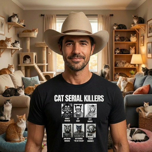 Cat Serial Killers Unisex Softstyle T-Shirt