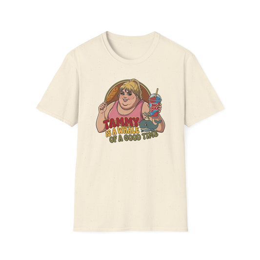 Tammy Is A Whale Of A Good Time Retro Cartoon Graphic Tee