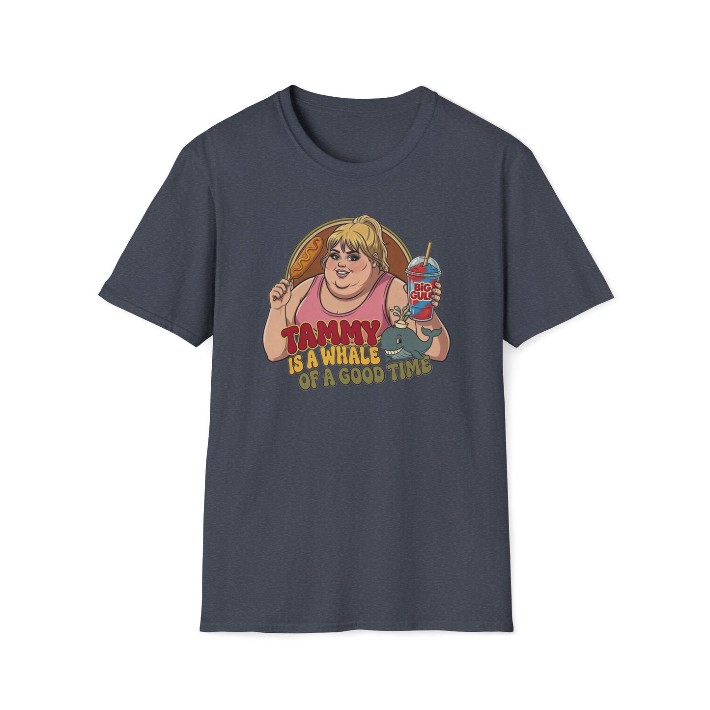 Tammy Is A Whale Of A Good Time Retro Cartoon Graphic Tee