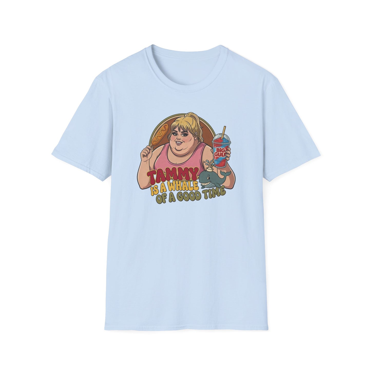 Tammy Is A Whale Of A Good Time Retro Cartoon Graphic Tee