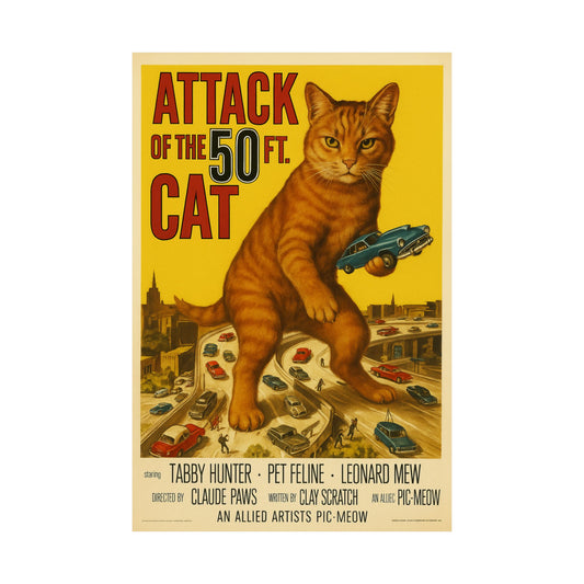 Attack Of The 50 FT Cat Movie Poster