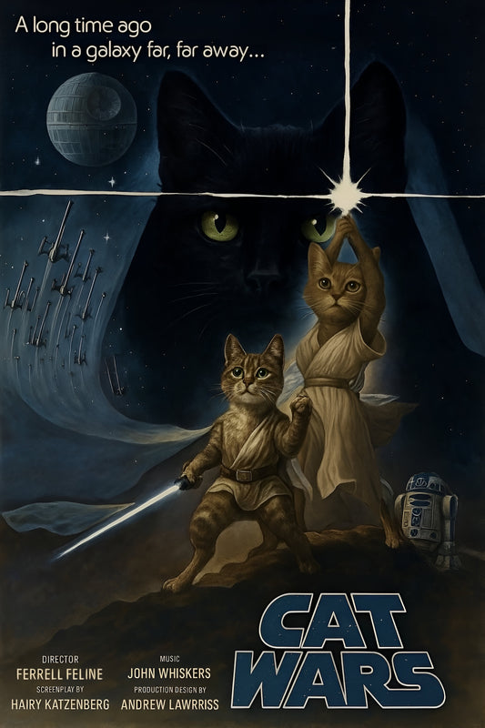 Cat Wars Movie Poster - Digital Download