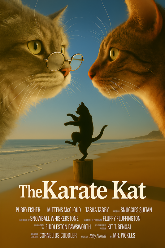 The Karate Kat Poster - Digital Download