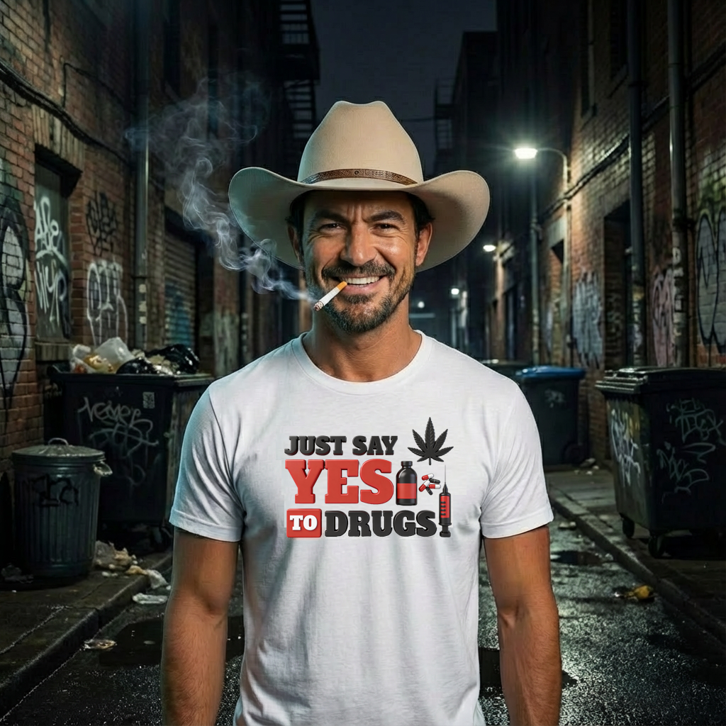 Just Say Yes To Drugs Unisex Heavy Cotton Tee