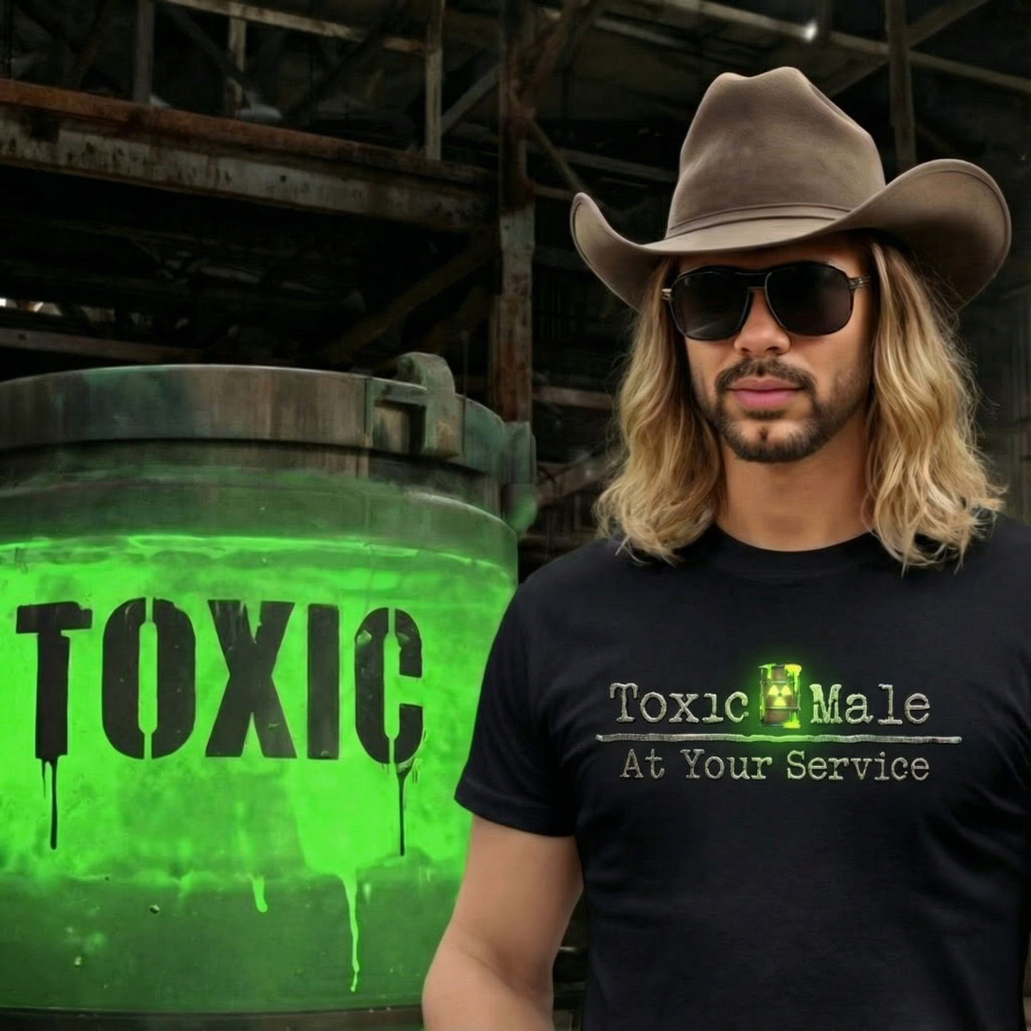 Toxic Male: At Your Service Unisex Heavy Cotton Tee