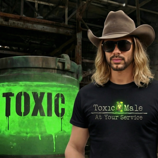 Toxic Male: At Your Service Unisex Heavy Cotton Tee